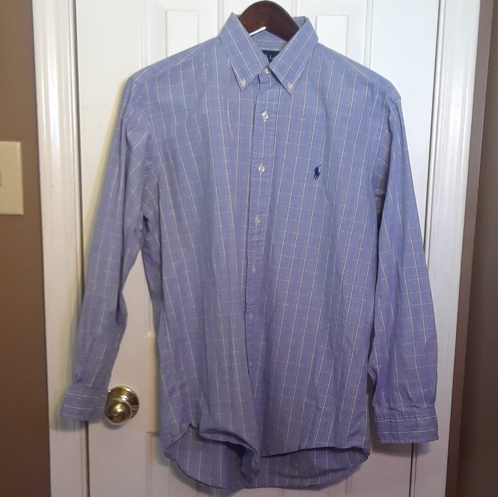 NWOT MEDIUM 15 POLO RALPH LAUREN MENS SHIRT